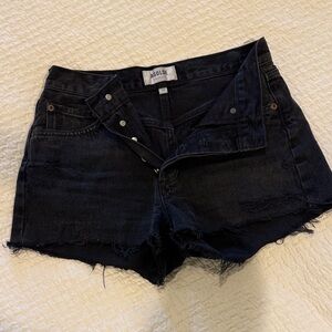 Agolde Women's Dark Denim Jean Shorts